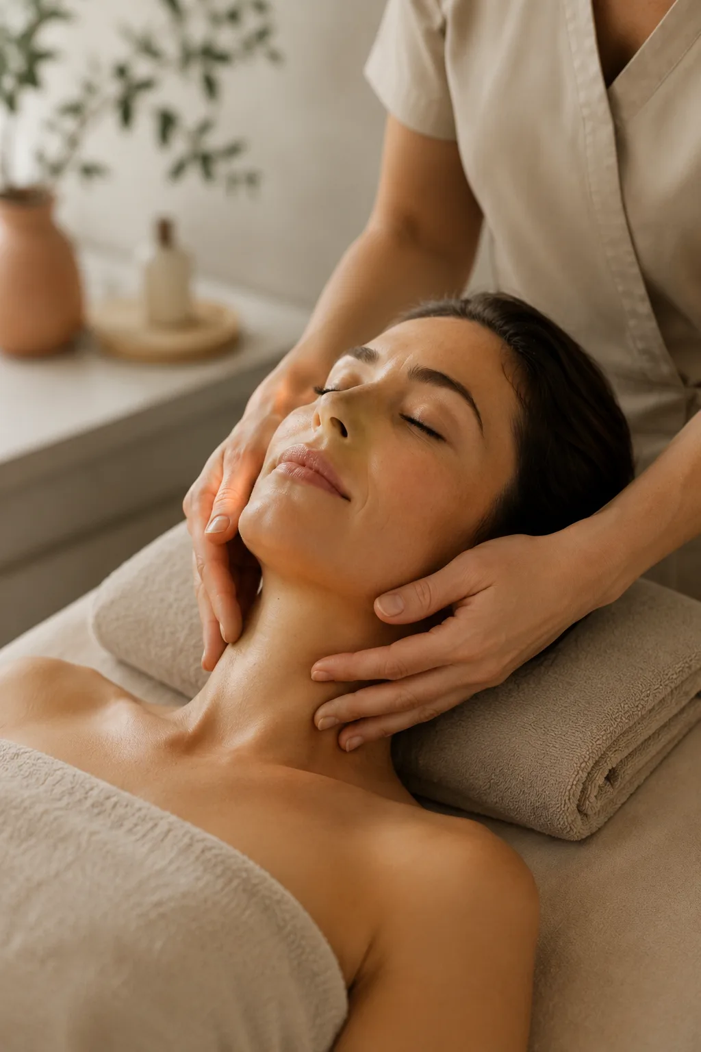 Massaggio medicale viso e collo
